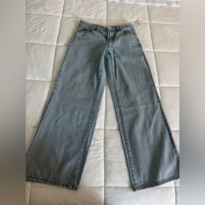 PacSun Casey Low Rise Baggy Jeans - Light Blue - wide leg